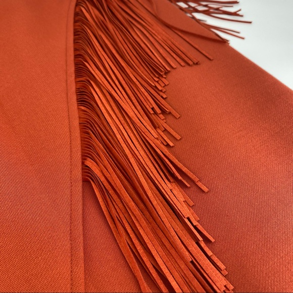 Maje orange skirt - Picture 5 of 11